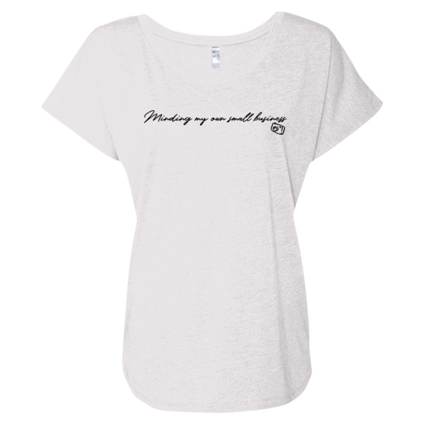 Minding My Own Dolman T-Shirt - Women’s Triblend Dolman T-Shirt Thumbnail