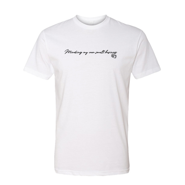 Minding My Own Unisex T-Shirt - Unisex CVC T-Shirt Thumbnail