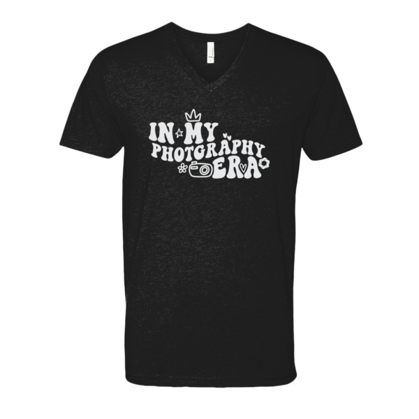 In My Photography Era V-Neck T-Shirt - CVC V-Neck T-Shirt Thumbnail