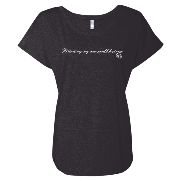 Minding My Own Dolman T-Shirt - Women’s Triblend Dolman T-Shirt Thumbnail