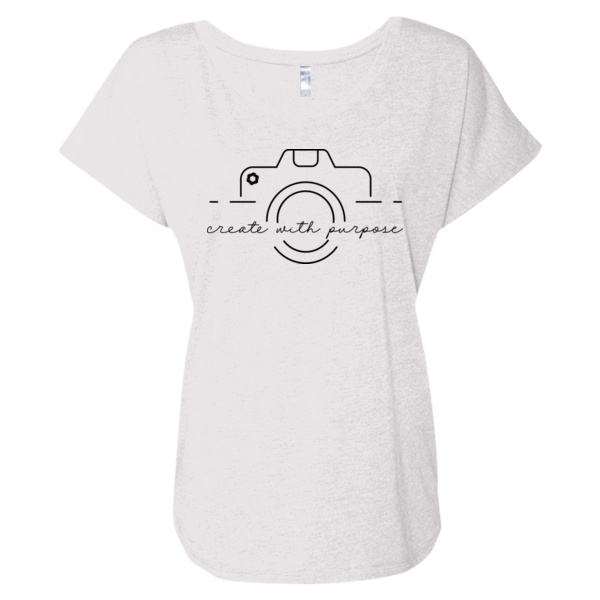 Create With Purpose Dolman T-Shirt - Women’s Triblend Dolman T-Shirt Thumbnail
