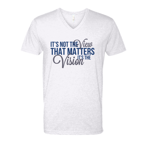 Vision V-Neck T-Shirt - CVC V-Neck T-Shirt Thumbnail