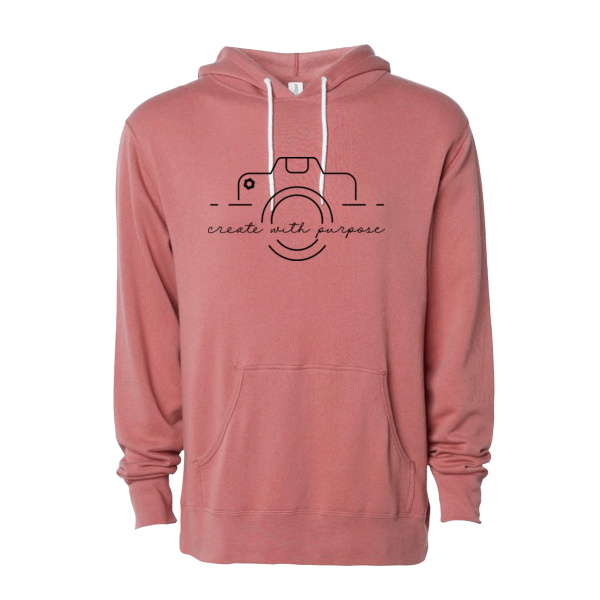 Create With Purpose Lightweight Hooded Sweatshirt - Lightweight Hooded Sweatshirt - Lightweight Hooded Sweatshirt Thumbnail