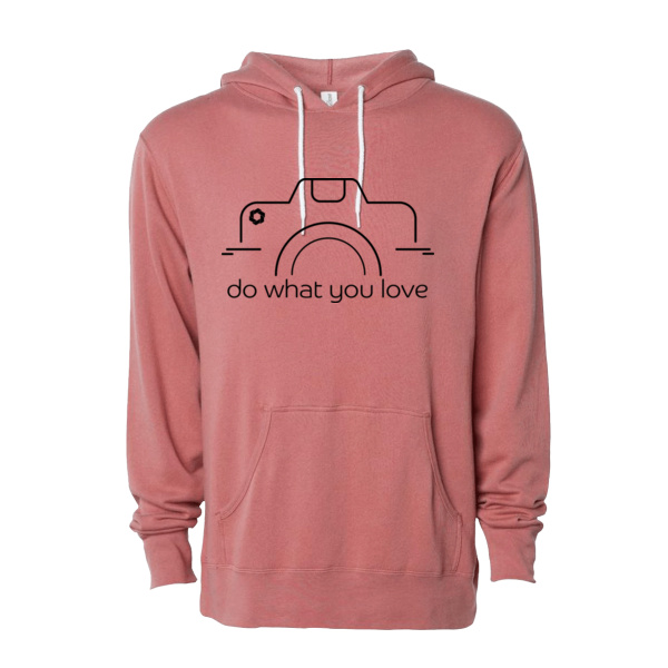 Do What You Love Lightweight Hooded Sweatshirt - Lightweight Hooded Sweatshirt Thumbnail