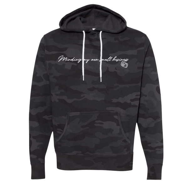 Minding My Own Lightweight Hooded Sweatshirt - Lightweight Hooded Sweatshirt Thumbnail