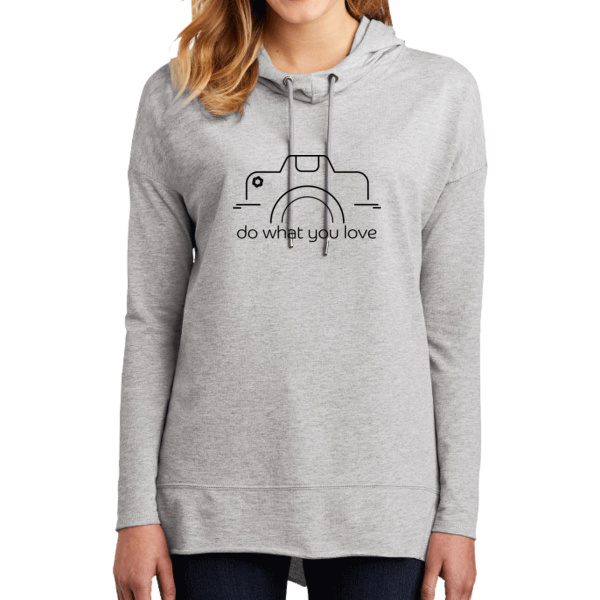 Do What You Love Women's Featherweight French Terry Hoodie - Women's Featherweight French Terry Hoodie Thumbnail