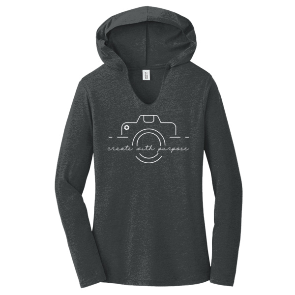 Create With Purpose Women's Long Sleeve Hoodie - Women's Perfect Tri ® Long Sleeve Hoodie Thumbnail