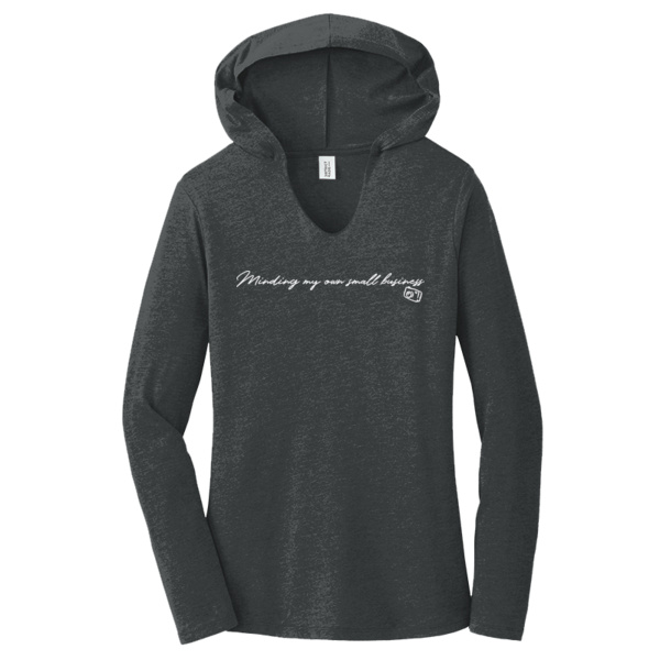 Minding My Own Women's Long Sleeve Hoodie - Women's Perfect Tri ® Long Sleeve Hoodie Thumbnail