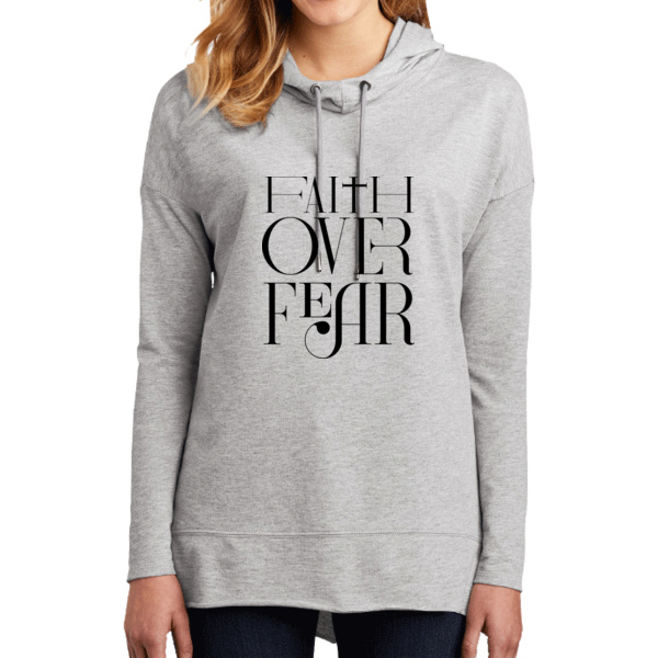 Faith Over Fear Women's Featherweight French Terry Hoodie Thumbnail