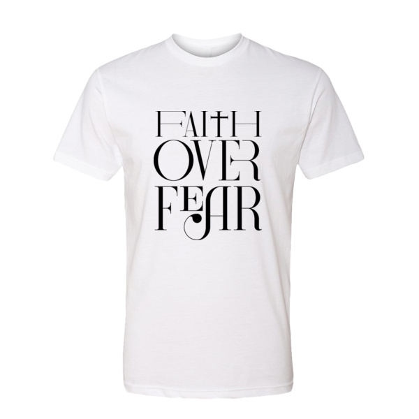Faith Over Fear Unisex CVC T-Shirt Thumbnail