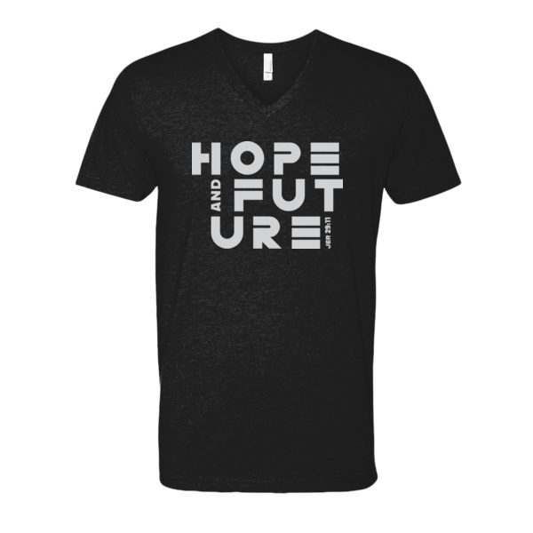 Hope And Future V-Neck T-Shirt Thumbnail
