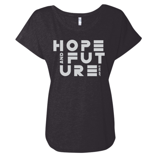 Hope And Future Women’s Triblend Dolman T-Shirt Thumbnail